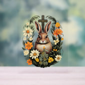 Croix de Pâques Lapin de Pâques Rabin (Neutre)