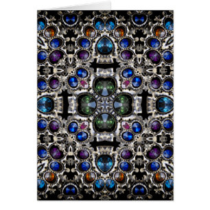Croix de pierre gemme