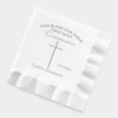 Croix de première communion Nom Date (Gauche)