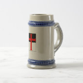 Croix de Templar sur des tasses et des Steins de (Devant droit)