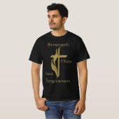 Croix des T-shirts chrétiens (Devant entier)