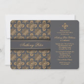 Croix d'or Invitation religieuse (Devant)