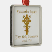 Croix d'or Premier Ornement de communion Saint Fav (Droite)