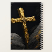 Croix d'or sur Black Christian Journal (Verso)