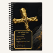 Croix d'or sur Black Christian Journal (Recto)