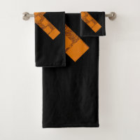 Croix du culte rituel gothique Feu païen orange no