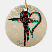 Croix du Sud-Ouest Et Ornement De Noël Du Coeur (Devant)