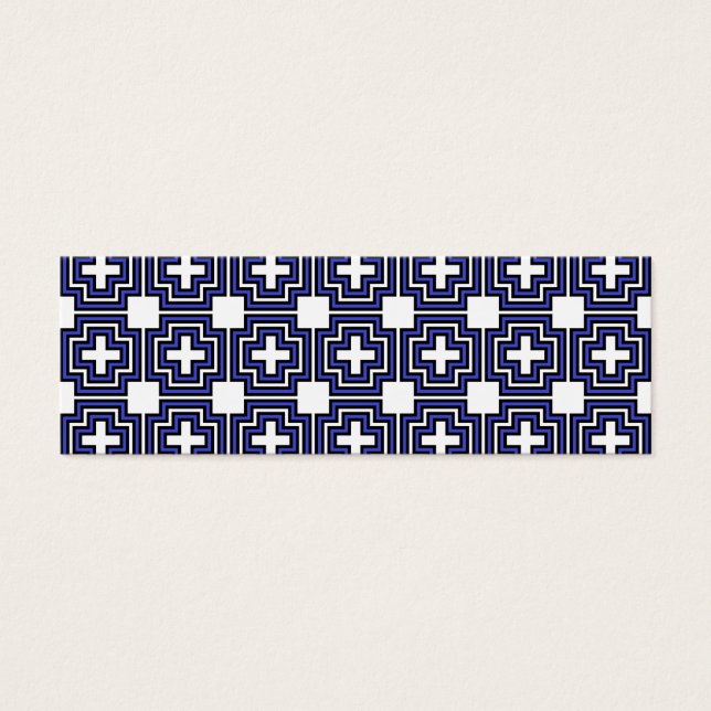 Croix et bleu Carré - Signet (Devant)