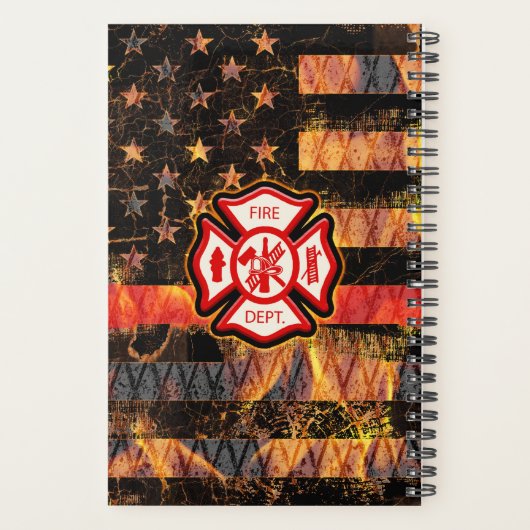 Croix et flammes des pompiers (Dos)