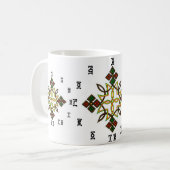 Croix éthiopienne - tasse de horodateur (Devant gauche)