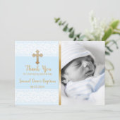 Croix faite sur commande d'or de photo de Merci de (Debout devant)