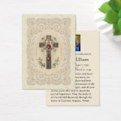 Croix funéraire Carte Sainte de Mémorial Religieux (Bureau)