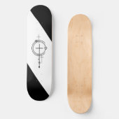 Croix géométriques de skateboard chrétien (Recto)