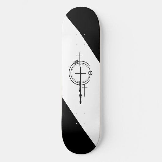 Croix géométriques de skateboard chrétien (Recto)