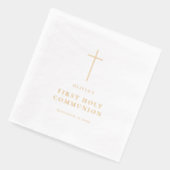 Croix minimaliste Première communion sainte (Gauche)