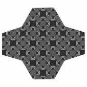 Croix ronde quatre étoiles solide par Kenneth Yonc (Plat)