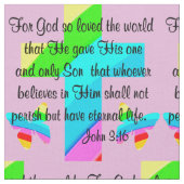 CROIX ROSE ET BOUTTERFLY JOHN 3:16 TISSU (Fermer)