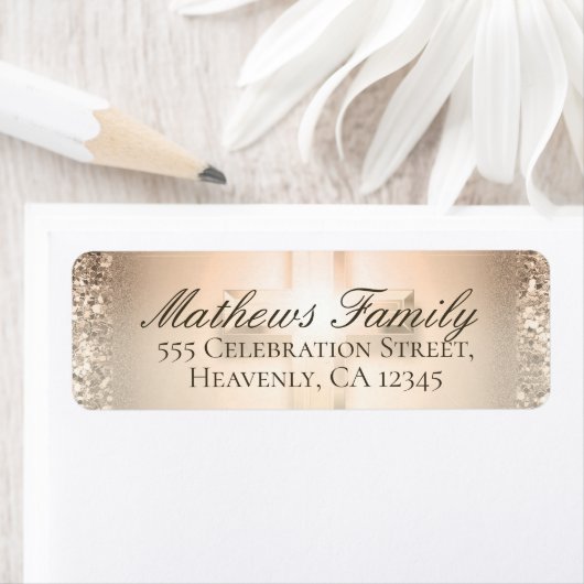 Croix rose | ÉTIQUETTE (En situation)