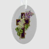 Croix Violette Et Fleurs (devant)