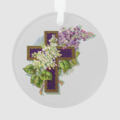 Croix Violette Et Fleurs (dos)