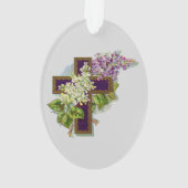 Croix Violette Et Fleurs (dos)