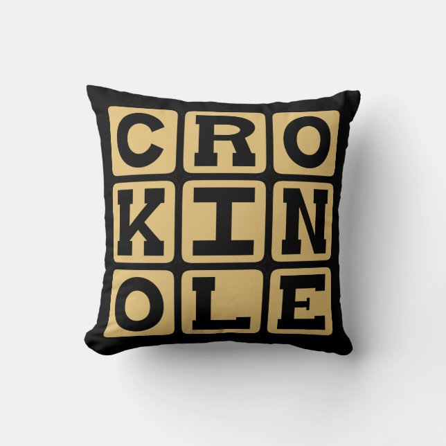 Crokinole, Bordspel Kussen (Voorkant)