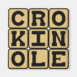 Crokinole, bordspel magneet