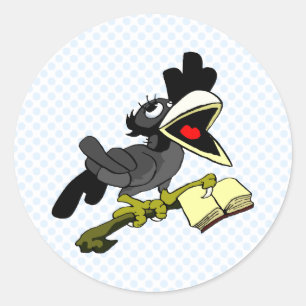 Crolinda Crow Ronde Sticker