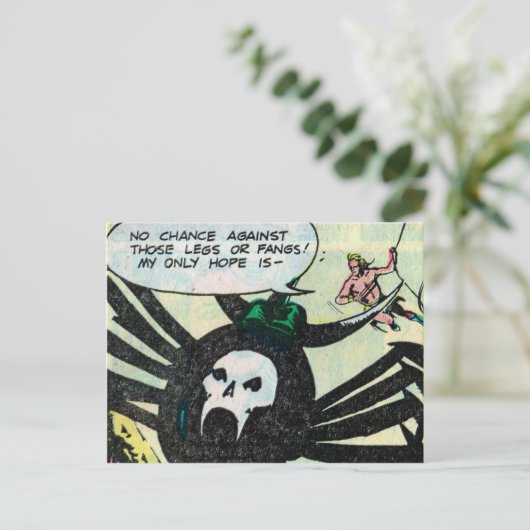 Crom en de Spinnengod van AKKA Briefkaart #3 van 3 (Staand voorkant)