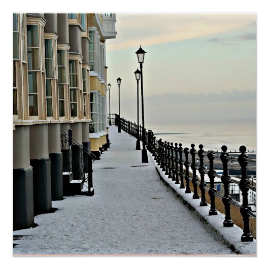 Cromer in de winter... perfect poster (Voorkant)