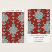 Cromwell Earring collier bijoux carte d'affichage (Devant & derrière)