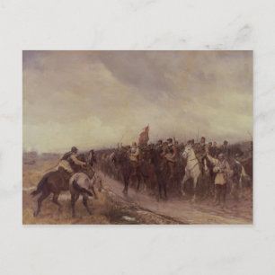 Cromwell in Dunbar, 1650 Briefkaart