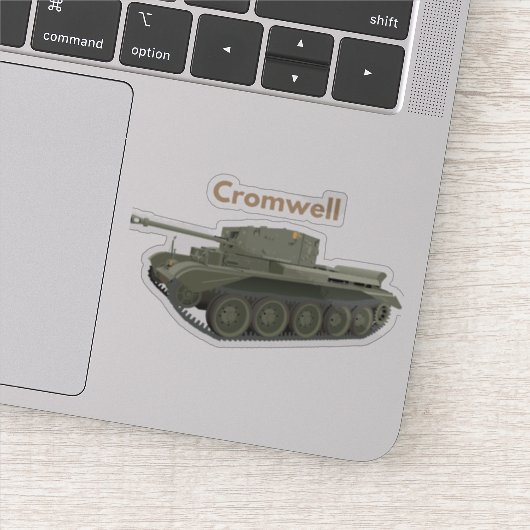 Cromwell WW2 British Tank Sticker (Detail)