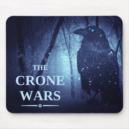 Crone Wars mousepad - zittende kraai Muismat (Voorkant)
