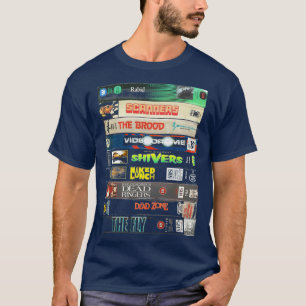 Cronenberg VHS collectie T-shirt