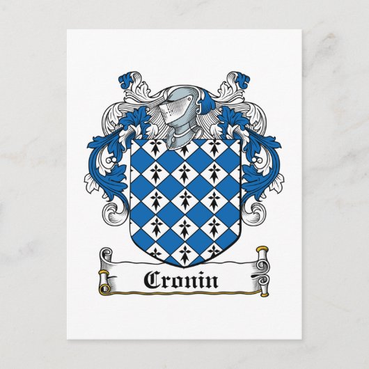Cronin Family Crest Briefkaart (Voorkant)