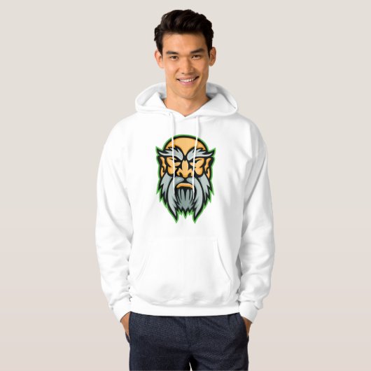 Cronos Grec Dieu Sweat - shirt à capuche (Devant entier)