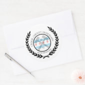 Crook County Hooligans Ronde Sticker (Envelop)
