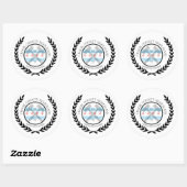 Crook County Hooligans Ronde Sticker (Vel)