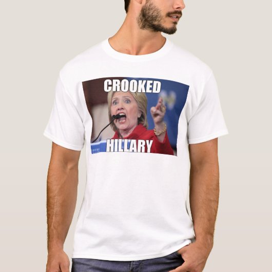 Crooked Hillary T-shirt (Voorkant)