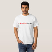 Crooked Hillary T-Shirt #CROOKEDHILLARY (Voorkant volledig)