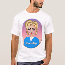 Crooked Hillary, T-shirt man