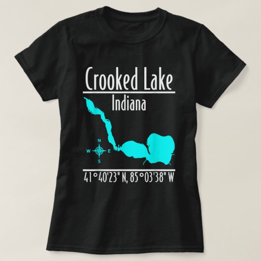 Crooked Lake - Indiana T-shirt (Design voorkant)