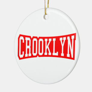 CROOKLYN, NYC KERAMISCH ORNAMENT