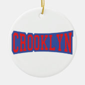 CROOKLYN, NYC KERAMISCH ORNAMENT (Voorkant)