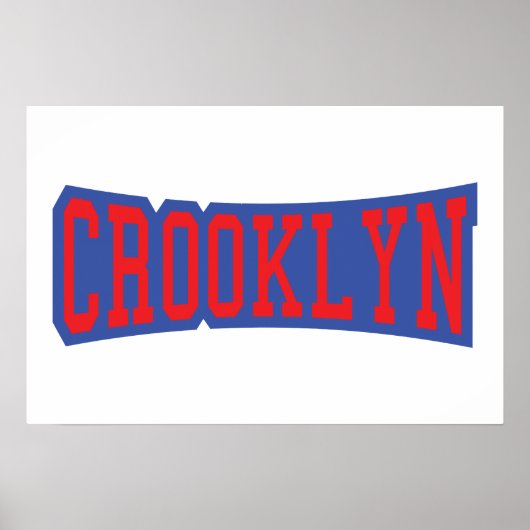 CROOKLYN, NYC POSTER (Voorkant)
