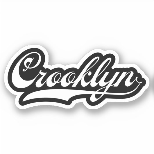 Crooklyn, NYC Sticker (Voorkant)