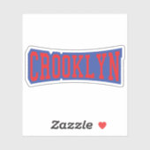 CROOKLYN, Sticker NYC (Feuille)