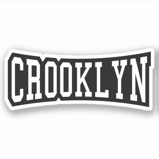 CROOKLYN, STICKER NYC (Devant)
