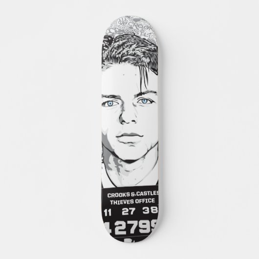 Crooks & Castles Lil' Frank Skateboard (Voorkant)